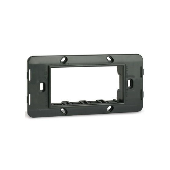 75021N DKC / ДКС 75021N Каркас одноместный (для PDD-N 120, TOR, BIS, Art/Evolution), черный RAL 7016, 4М, "BRAVA"