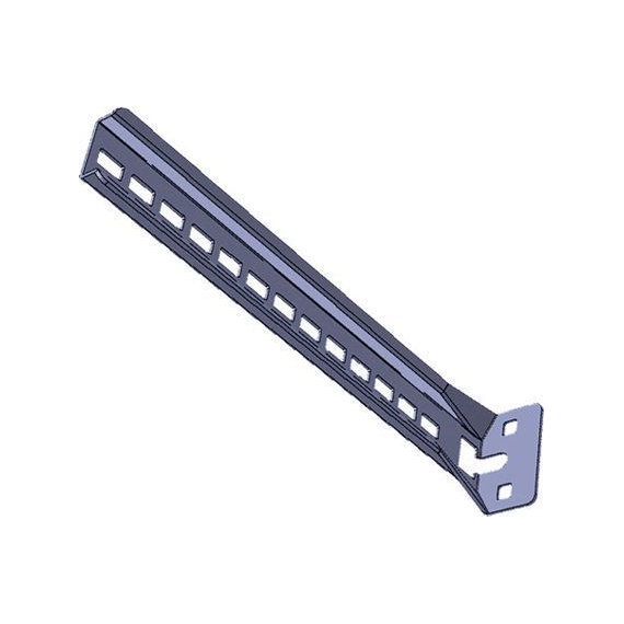2714-460 AXELENT X-TRAY 2714-460 Стойка L-образная X14/460, оцинкованно-хромированная (черная)