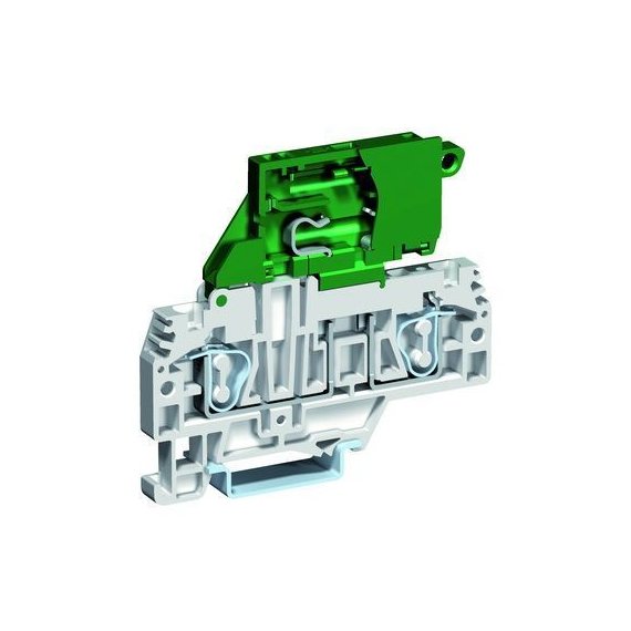 ZHF910MGR DKC / ДКС ZHF910MGR Держатель предохранителя 5x20. Пружина. 4 кв. мм. Серый. С диодным индикатором на 115-230 вольт (AC/DC).