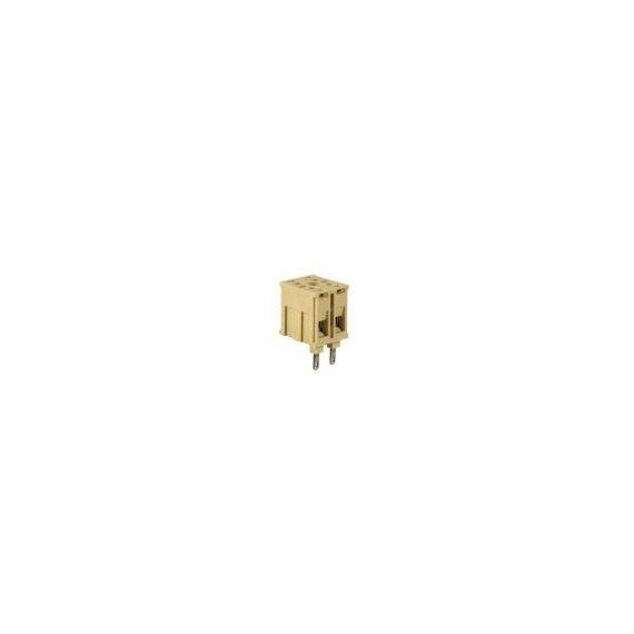 ZBP320 DKC / ДКС ZBP320 BPL.4/PS/B, 2-х модульный зажим серый 4 кв.мм серый с припаеваемым контактом