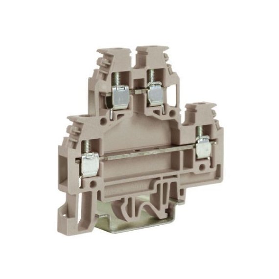 ZDS200 DKC / ДКС ZDS200 DAS.4(Ex)i, 2х уровневый проходной зажим синий 4 кв.мм