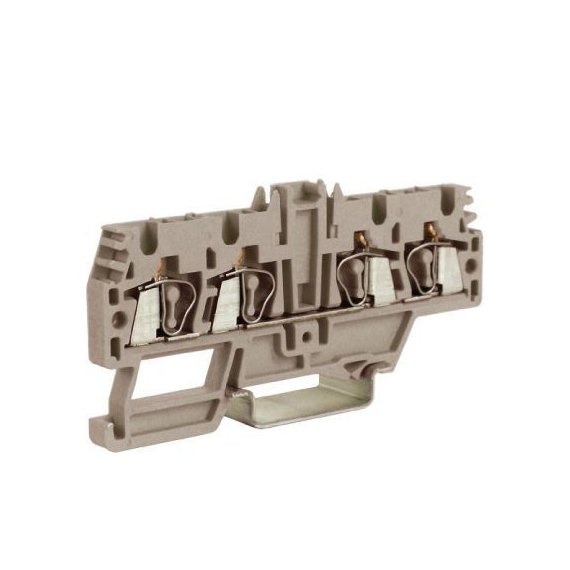 ZHM520GR DKC / ДКС ZHM520GR HMM.2/2+2GR, проходной зажим 2,5 кв.мм серый 2 ввод/2 вывода