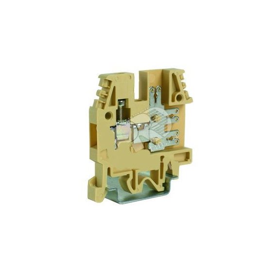 ZCV100GR DKC / ДКС ZCV100GR CVF.4GR, проходной зажим 2,5 кв.мм серый с втычным контактом