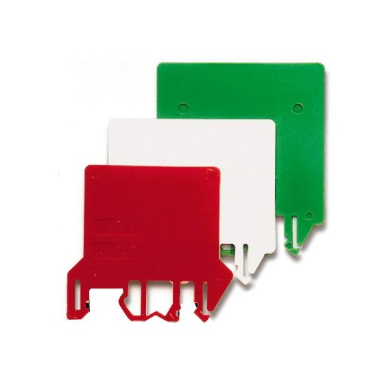 ZDU04V DKC / ДКС ZDU04V DFU/4/VERDE, цветной разделитель/изолятор