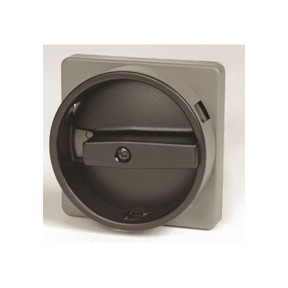 AZ4901 DKC / ДКС AZ4901 Серая площадка 67х67 - черная ручка с блокировкой на дверь для серии А