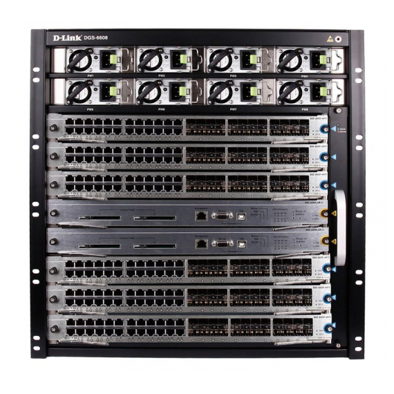 DGS-6608-SK Стартовый комплект: DGS-6608 + DGS-6600-CM-II + DGS-6600-PWR