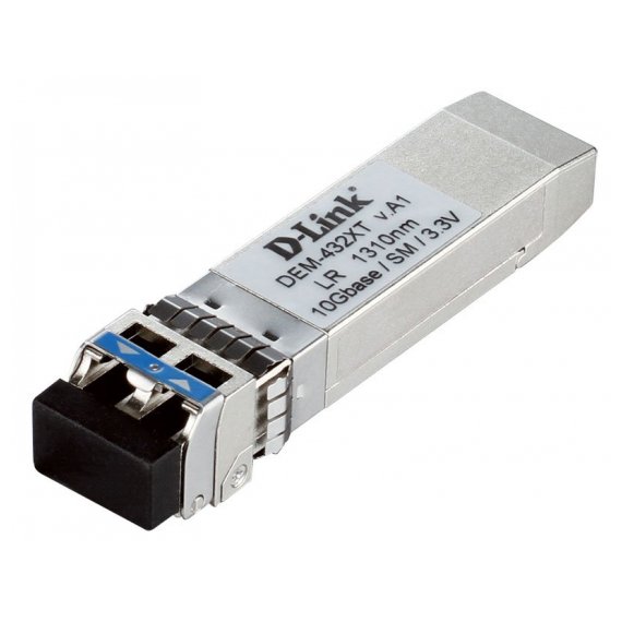 DEM-432XT Трансивер-SFP с 1 портом 10GBASE-LR (без DDM) для многомодового оптического кабеля (до 550 м)