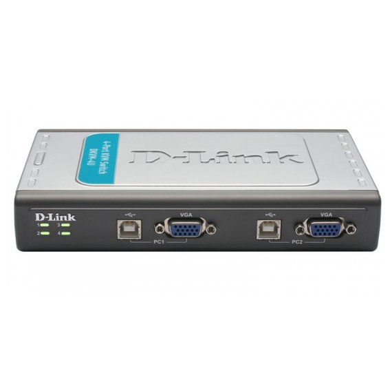 DKVM-4U Переключатель 4-портовый KVM с портами_USB