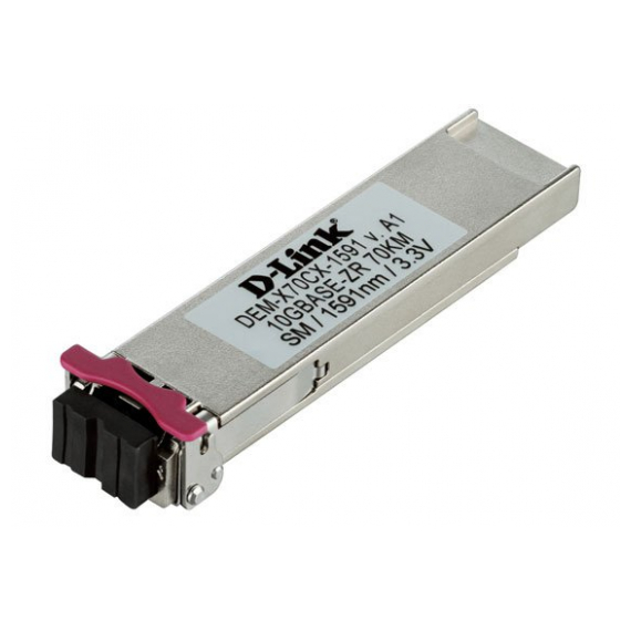 DEM-X70CX-1591 Трансивер 10G XFP CWDM для одномодового оптического кабеля (длина волны 1591нм, до 70 км)