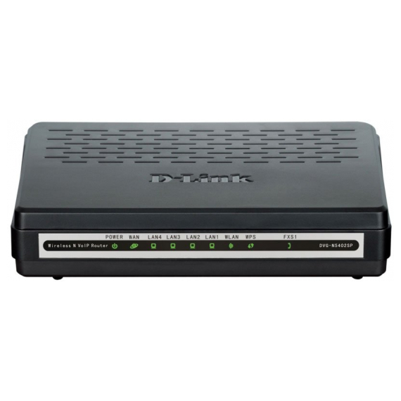 DVG-N5402SP/1S Беспроводной VoIP-маршрутизатор с FXS-портом и встроенным 4-портовым коммутатором