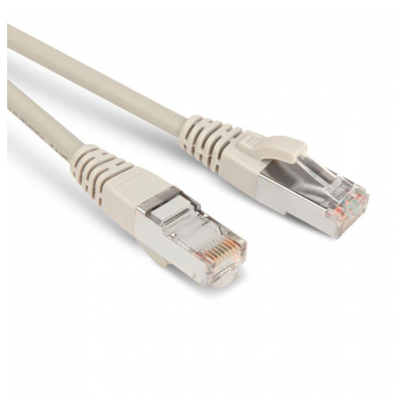 PC-LPM-SFTP-RJ45-RJ45-C6-10M-LSZH-GY Патч-корд SF/UTP, экранированный, Cat.6, LSZH, 10 м, серый Hyperline