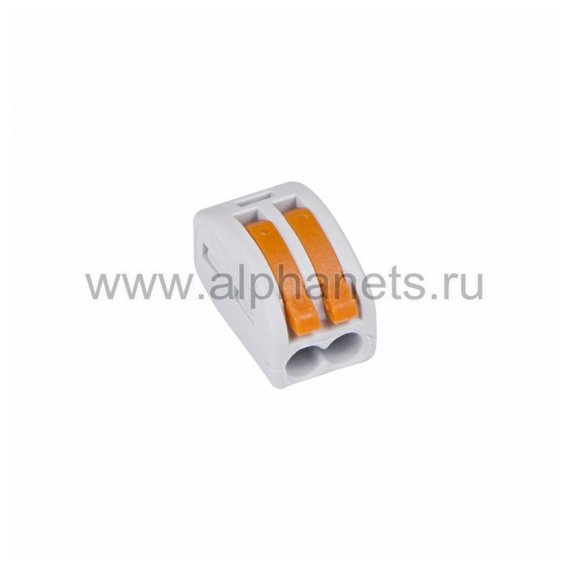 07-5252-4 Универсальная многоразовая 2-проводная клемма (0,08-2,5 (4) мм2) (Цена за шт, в уп-ке 50 шт)