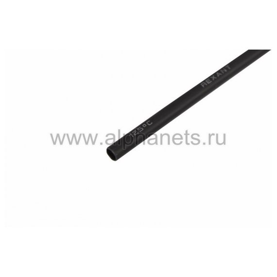 26-0003 Клеевая 3.0 / 1.0мм (3:1) 1м термоусадка черная REXANT (Цена за шт., в уп.10 шт.)