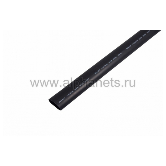 26-0024 Клеевая 24.0 / 8.0мм (3:1) 1м термоусадка черная REXANT (Цена за шт., в уп.20 шт.)