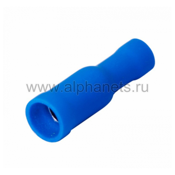08-0221 Разъём штекерный изолированный (гн.d=4мм) 1.5-2.5мм (VF2-156A), синий REXANT (Цена за шт., в уп. 100 шт.)