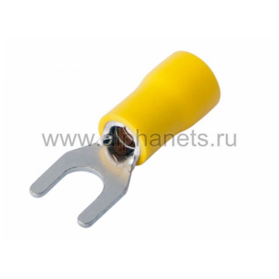08-0152 Наконечник вилочный изолированный 5.3мм, 4-6мм (SVS5.5-5, VS5.5-5) REXANT (Цена за шт., в уп. 100 шт.)