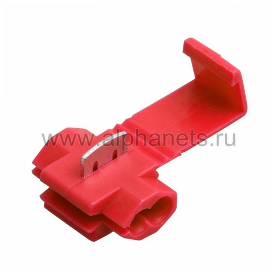08-0761 Ответвитель 0.5-1.0мм (KW-3, 3MR (LT-215)), красный REXANT (Цена за шт., в уп. 100 шт.)