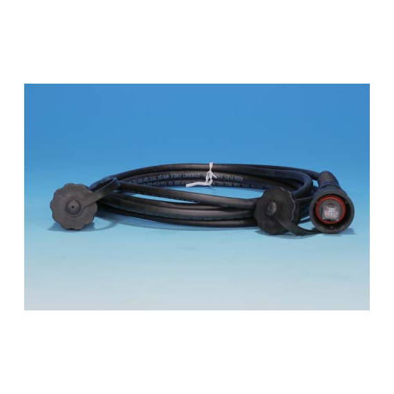 PC-IE-LPM-UTP-RJ45-RJ45-C5e-5M-BK Промышленный патч-корд U/UTP, IP67, категория 5e, с защитными крышками, 5 м, черный Hyperline