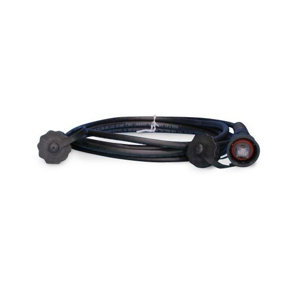 PC-IE-LPM-STP-RJ45-RJ45-C5e-10M-BK Промышленный патч-корд F/UTP, экранированный, IP67, категория 5e, с защитными крышками, 10 м, черный Hyperline