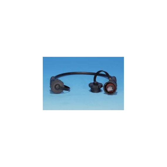 PC-IE-LPM-STP-RJ45-RJ45-C6-3M-BK Промышленный патч-корд F/UTP, экранированный, IP67, категория 6, с защитными крышками, 3 м, черный Hyperline