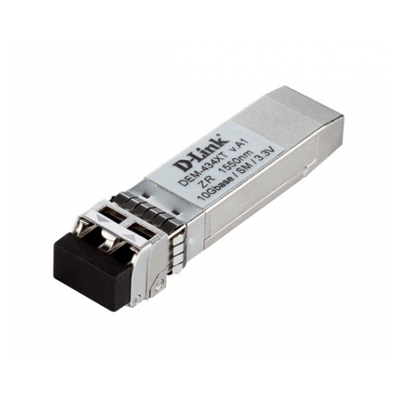 DEM-434XT SFP-трансивер с 1 портом 10GBase-ZR для одномодового оптического кабеля (до 80 км)