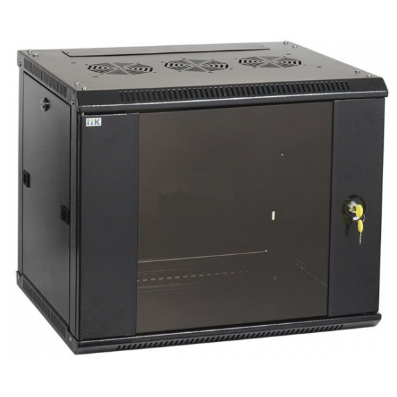LWR5-06U64-GF ITK Шкаф LINEA W 6U 600x450 мм дверь стекло, RAL9005