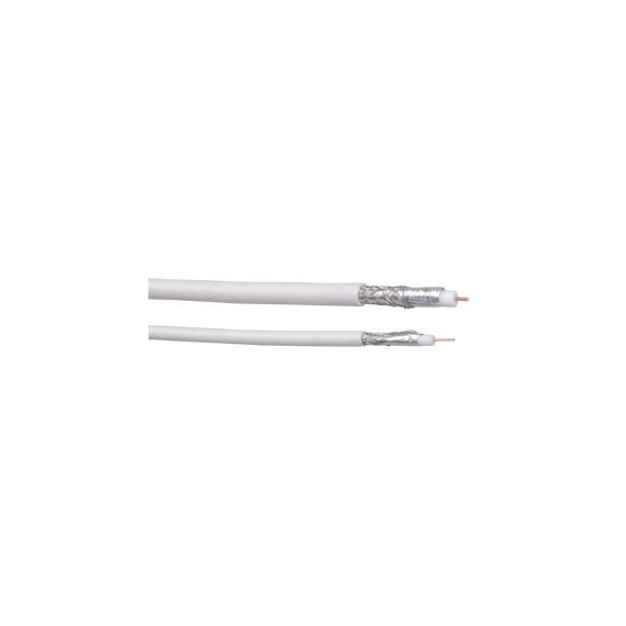 CC1-R6F1-111 ITK Каб. коаксиальный RG6, 75 Ом, FPE, ПВХ, бел. (305м)