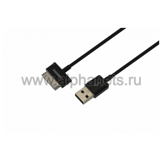 18-4210 USB кабель для Samsung Galaxy tab шнур 1М черный (Цена за шт.,в уп.10 шт.)