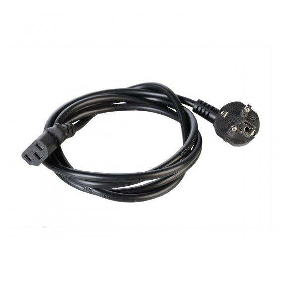 R-10-Cord-C13-S-1.8 Шнур питания с заземлением IEC 60320 C13/Schuko, 10А/250В (3x1,0), длина 1,8 м. ЦМО