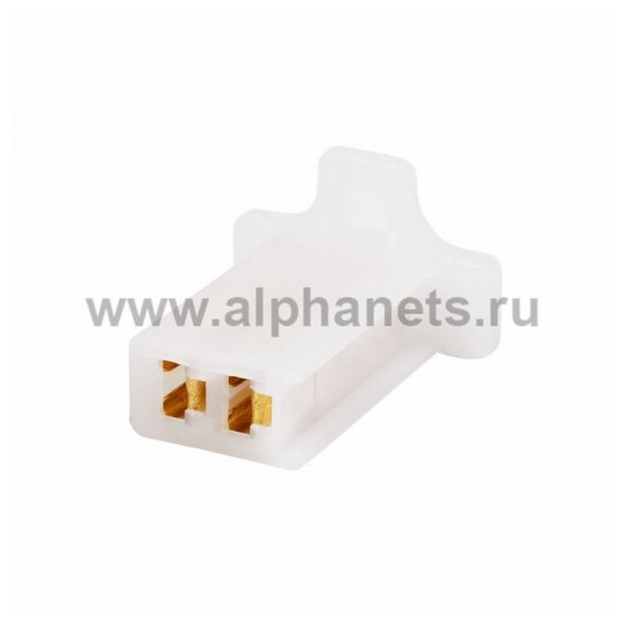 08-0982 Клемма плоская (КП гнездо - 2.8мм) 1-1.5мм (DJ7021A-2.8-21) + колодка на 2 клеммы (в уп. 50 шт)
