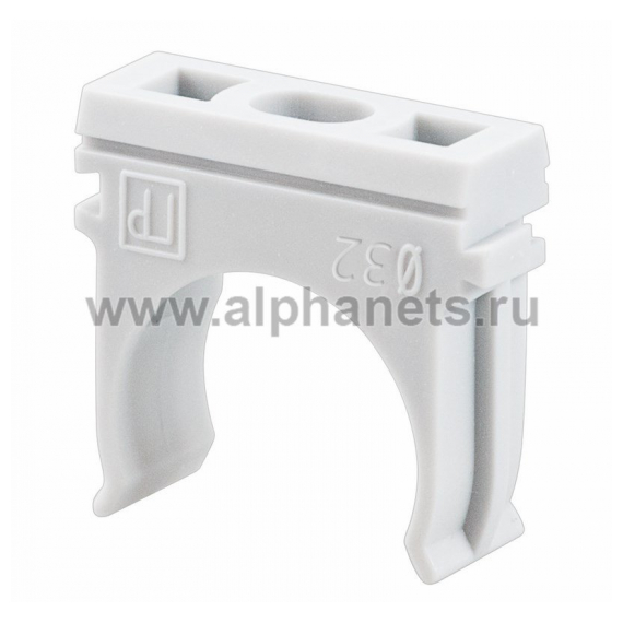 28-0132-2 Крепёж-клипса для труб д.32 мм REXANT "ПС" 25 шт/уп (500 шт/кор)