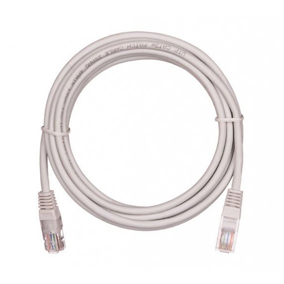EC-PC4UD55B-BC-LSZH-050-GY-10 Коммутационный шнур NETLAN U/UTP 4 пары, Кат.5е (Класс D), 100МГц, 2хRJ45/8P8C, T568B, заливной, многожильный, BC (чистая медь), LSZH нг(B)-HF, серый, 5м, уп-ка 10шт.