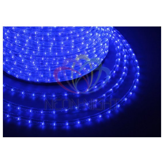 121-123-4 Дюралайт LED, постоянное свечение (2W) - синий Эконом 24 LED/м , бухта 100м Neon-Night