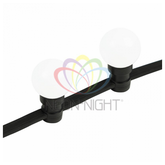 331-345 Готовый набор: "Евро Belt Light" 2 жилы шаг 40 см, Белые LED лампы (6 LED) Neon-Night