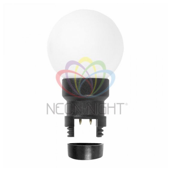 405-145 Лампа шар 6 LED для белт-лайта  цвет: Белый O45мм матовая колба Neon-Night