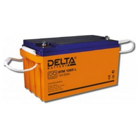 DTM1265L Аккумуляторная батарея Delta DTM 1265 L (12V / 65Ah)
