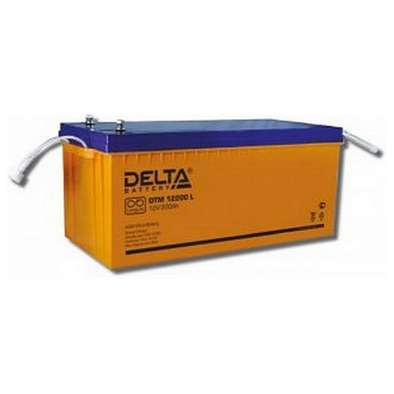 DTM12200L Аккумуляторная батарея Delta DTM 12200 L (12V / 200Ah)