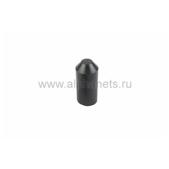 48-1016 Термоусаживаемый колпак (капа) 16.0 / 8.5 мм черный REXANT