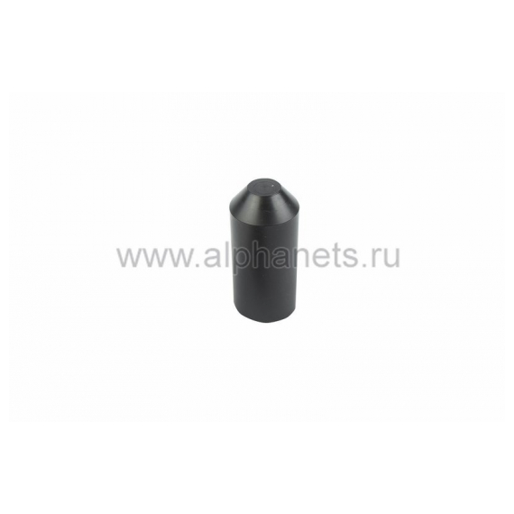 48-1025 Термоусаживаемый колпак (капа) 25.0 / 11.0 мм черный REXANT