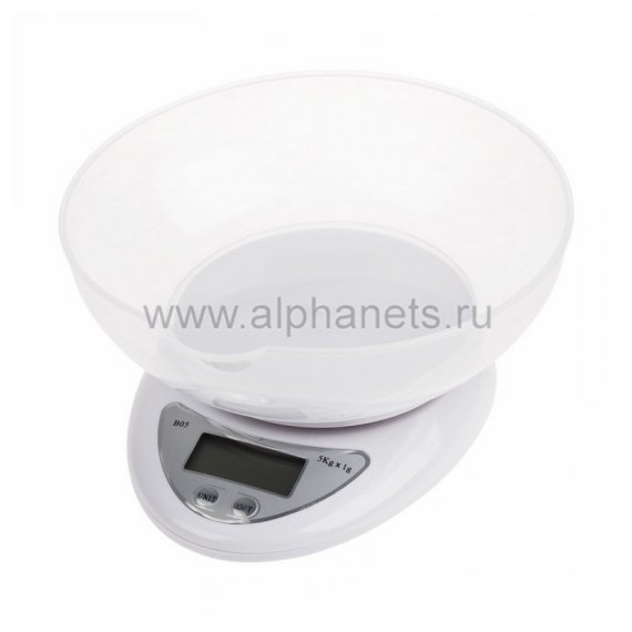 72-1004 Бытовые весы до 5 кг с чашей