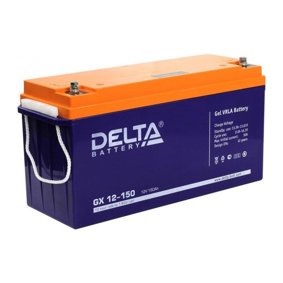 GX12-150 Аккумуляторная батарея Delta GX 12-150 (12V / 150Ah)