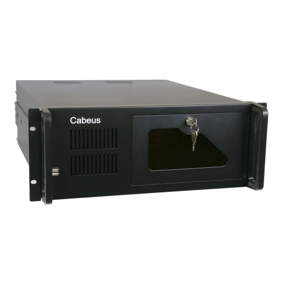 Cabeus CL-407L Корпус cерверный 19" 4U, RM (ДxШxВ)мм: 530x430x177, 3x5.25"+1x3.5"+8x3.5"HDD, без блока питания