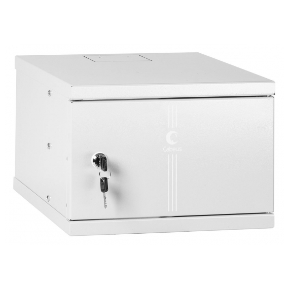 Cabeus WSC-4Um Шкаф телекоммуникационный настенный 10" 4U 326x300x225mm (ШхГхВ) дверь металл
