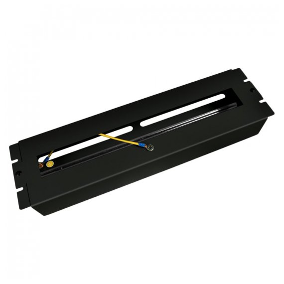 Cabeus PS-3U-BK Корпус с DIN-рейкой на 22 места, 19 дюймов, 3 юнита, цвет черный (RAL 9004)