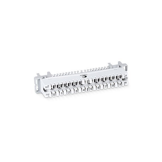Cabeus CM-10P-P Плинт соединительный на 10 пар, крепление на хомут и штангу, маркировка 0-9