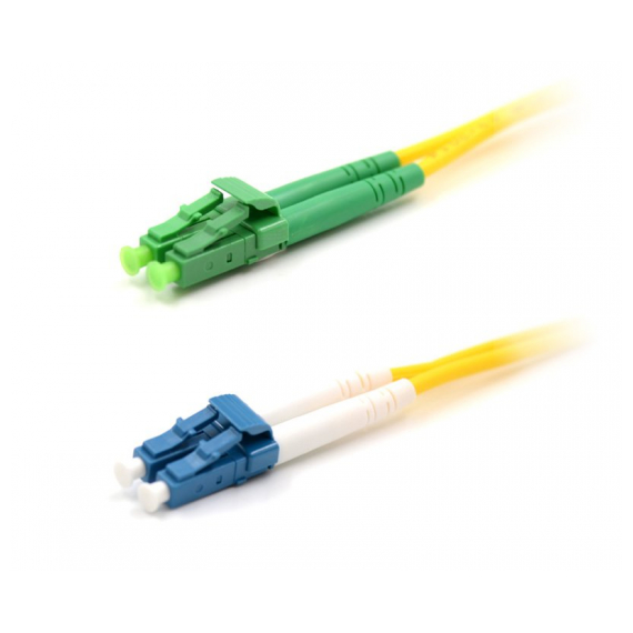 Cabeus FOP(d)-9-LC/APC-LC/UPC-5m Шнур оптический duplex LC/APC-LC/UPC 9/125 sm 5м LSZH