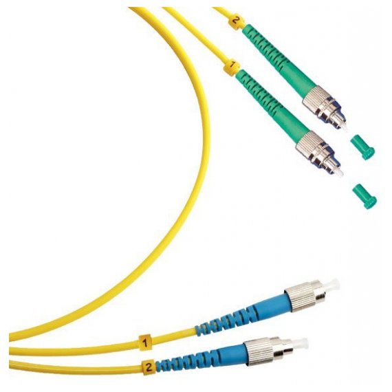 Cabeus FOP(d)-9-FC/APC-FC/UPC-10m Шнур оптический duplex FC/APC-FC/UPC 9/125 sm 10м LSZH