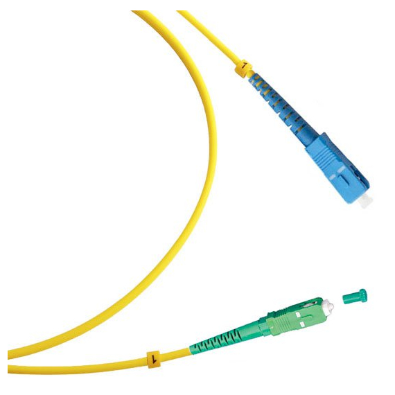 Cabeus FOP(s)-9-SC/APC-SC/UPC-2m Шнур оптический simplex SC/APC-SC/UPC 9/125 sm 2м LSZH