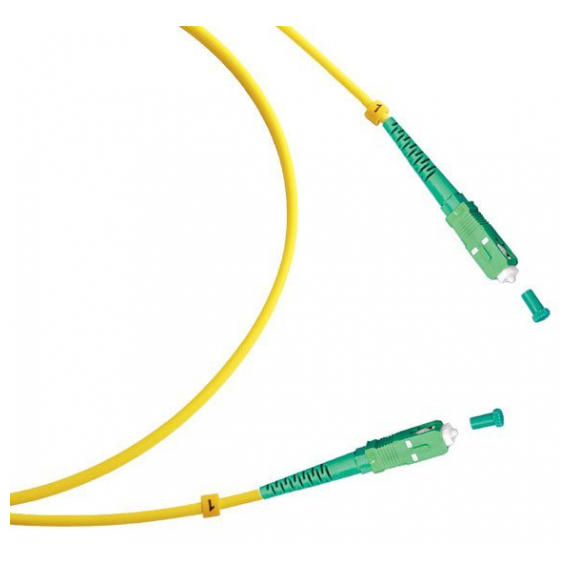 Cabeus FOP(s)-9-SC/APC-SC/APC-15m Шнур оптический simplex SC/APC-SC/APC 9/125 sm 15м LSZH