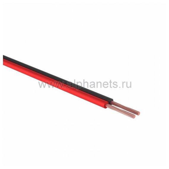 01-6108-3-05 Кабель акустический, 2х2.50 мм, красно-черный, 5 м. REXANT